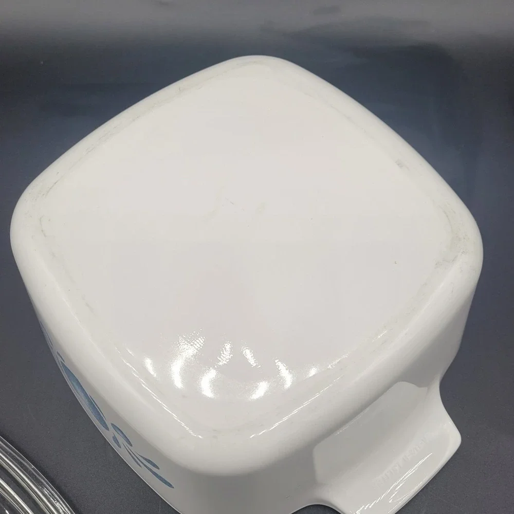 Corning Ware Blue Hearts Casserole Dish 1.5 Quart With Lid
